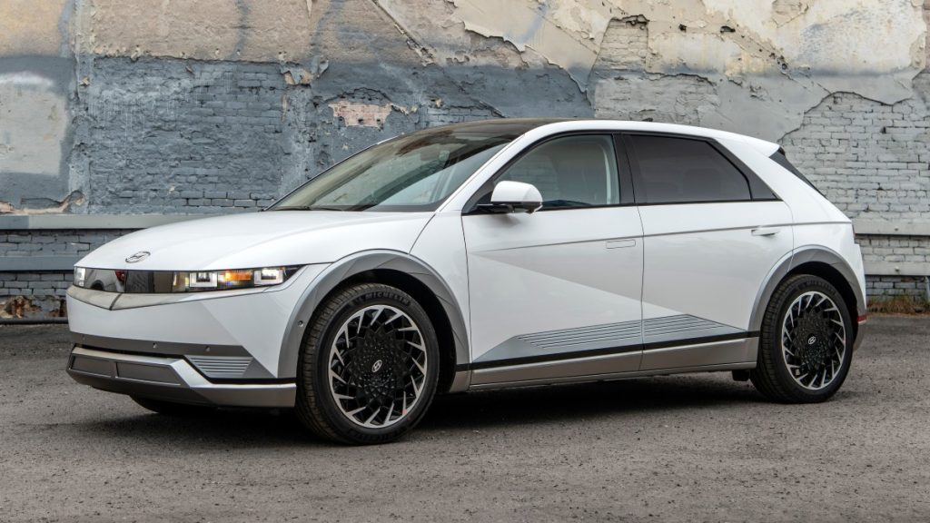 White 2023 Hyundai IONIQ 5 parked