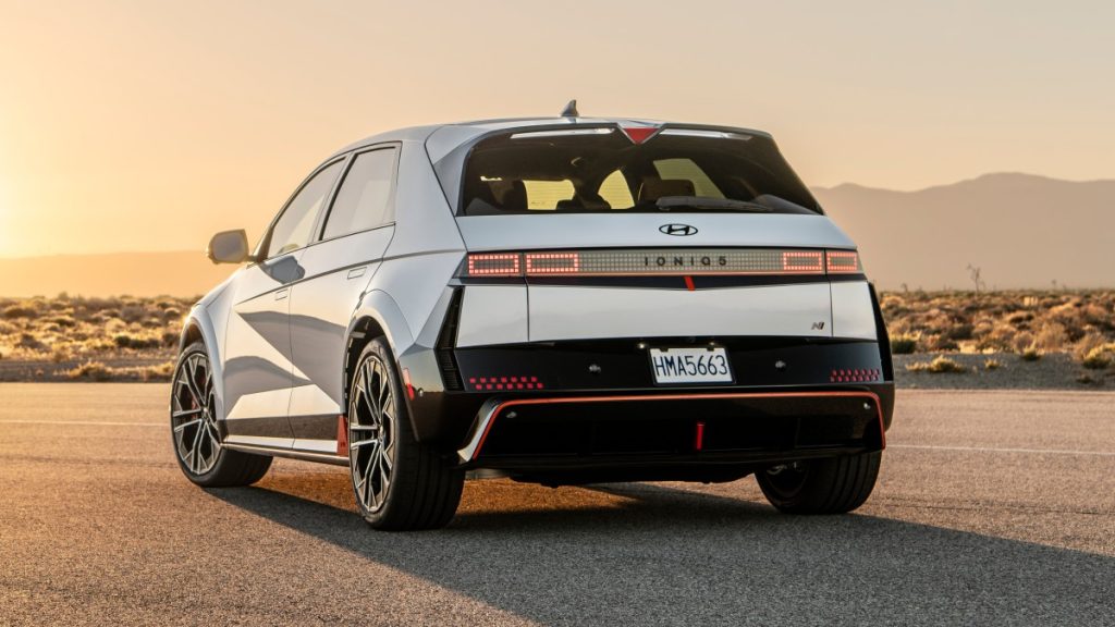 2025 IONIQ 5 N rear view parked
