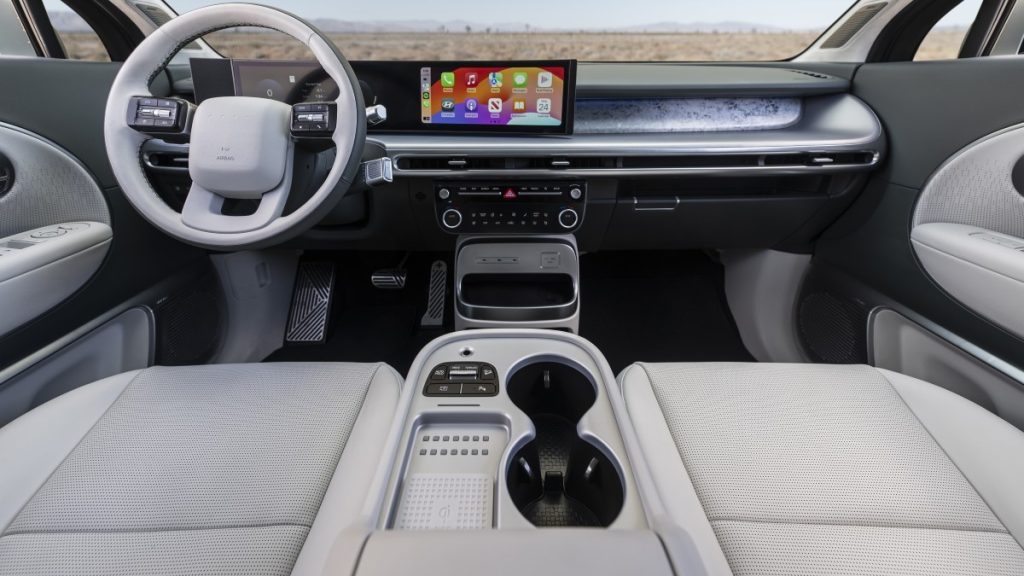 2026 Hyundai IONIQ 9 interior front dash tech view