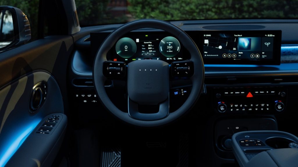 2026 IONIQ 9 interior front dash tech view