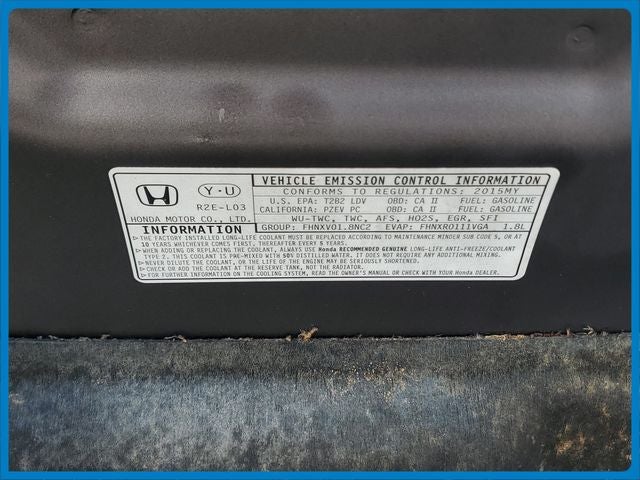 2015 Honda Civic EX