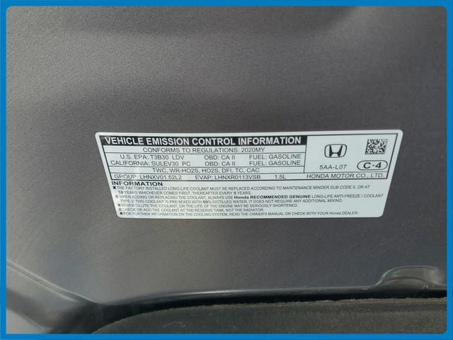 2020 Honda Civic EX