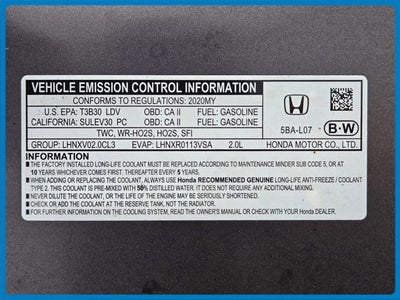 2020 Honda Civic Sport