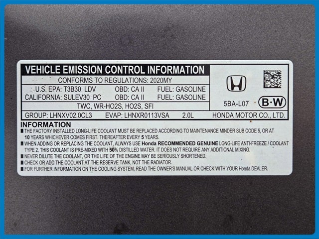 2020 Honda Civic Sport