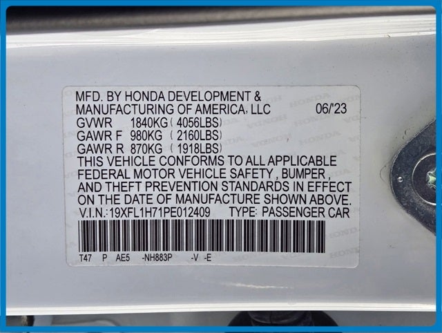 2023 Honda Civic EX-L