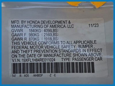 2024 Honda Civic Sport Touring