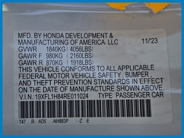 2024 Honda Civic Sport Touring