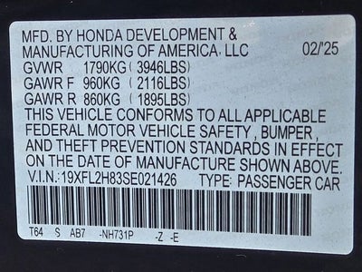 2025 Honda Civic Sport