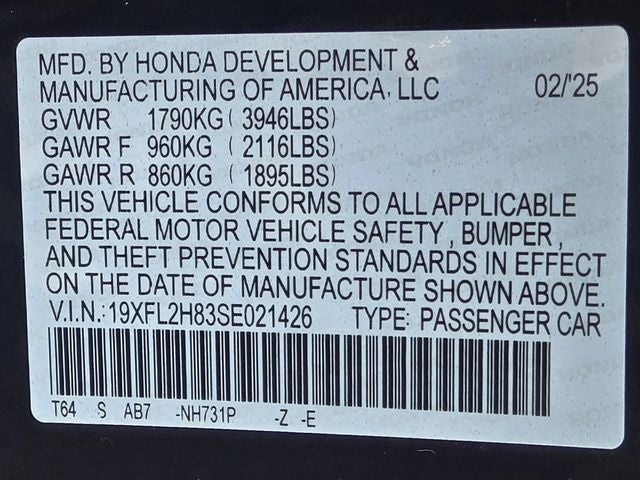 2025 Honda Civic Sport