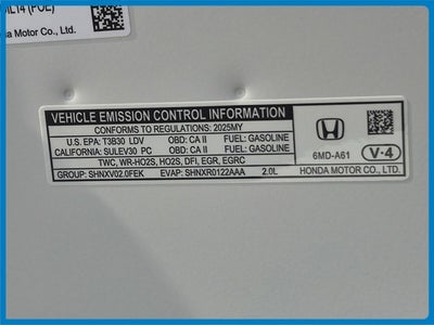 2025 Honda Civic Sport