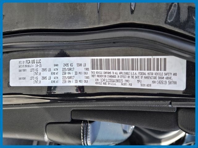 2016 Jeep Cherokee Latitude