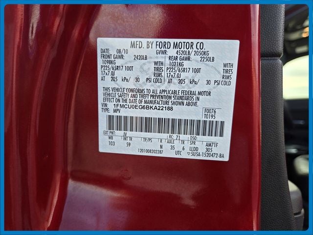 2011 Ford Escape Limited