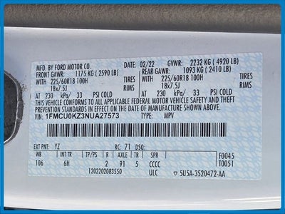 2022 Ford Escape Plug-In Hybrid SEL