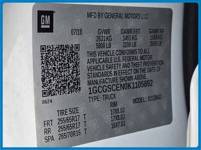 2019 Chevrolet Colorado LT