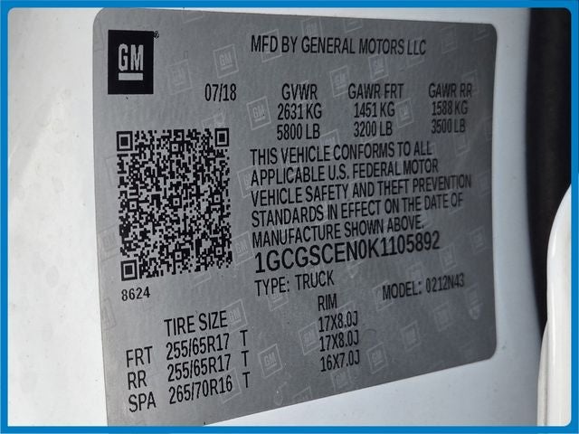 2019 Chevrolet Colorado LT