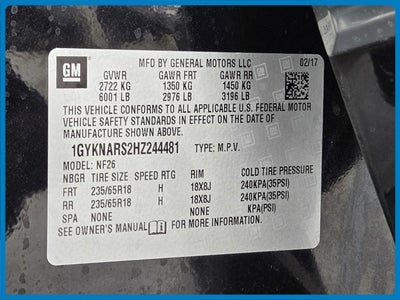 2017 Cadillac XT5 FWD