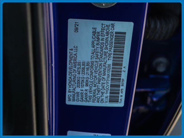 2021 Honda Accord Sport