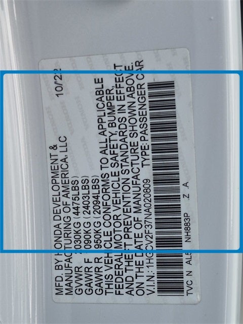 2022 Honda Accord Sport 2.0T