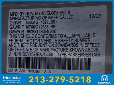 2024 Honda Accord LX