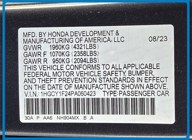 2023 Honda Accord LX