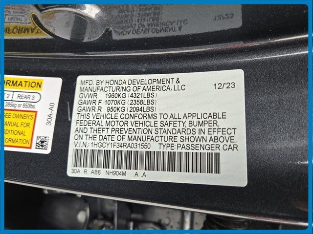 2024 Honda Accord EX