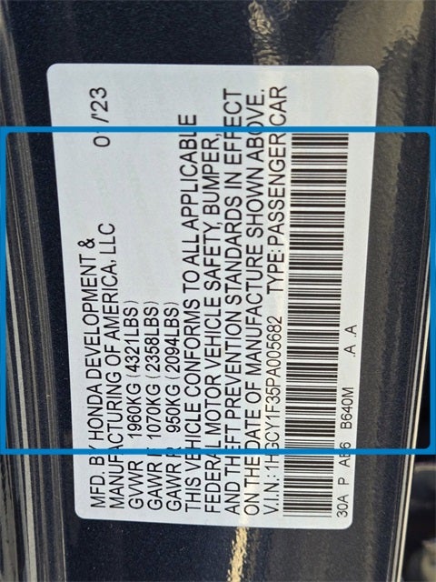 2023 Honda Accord EX