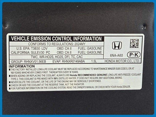 2024 Honda Accord EX