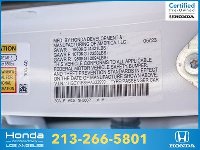 2023 Honda Accord EX