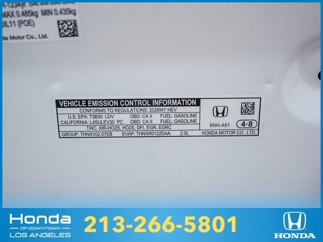 2026 Honda Accord Hybrid Sport
