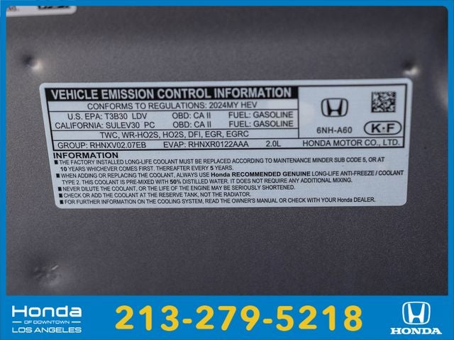 2024 Honda Accord Hybrid Touring
