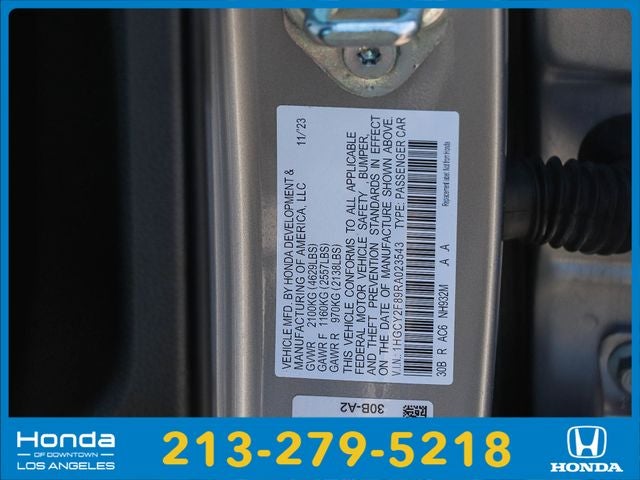 2024 Honda Accord Hybrid Touring
