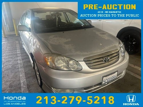 2003 Toyota Corolla S
