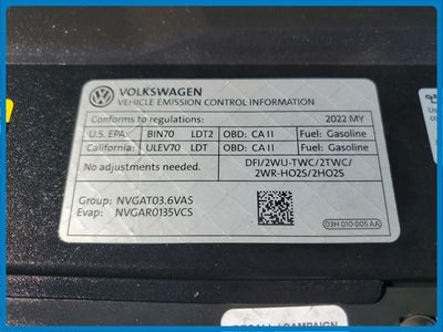 2022 Volkswagen Atlas 3.6L V6 SEL R-Line