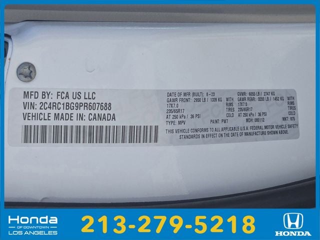 2023 Chrysler Pacifica Touring L