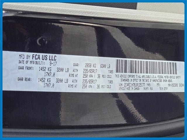 2018 Chrysler Pacifica Hybrid Touring Plus