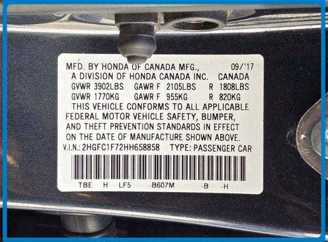 2017 Honda Civic EX-L