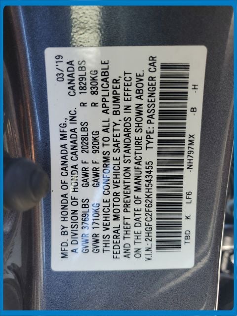 2019 Honda Civic LX