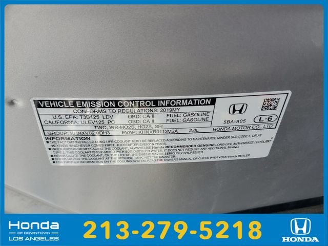 2019 Honda Civic Sport