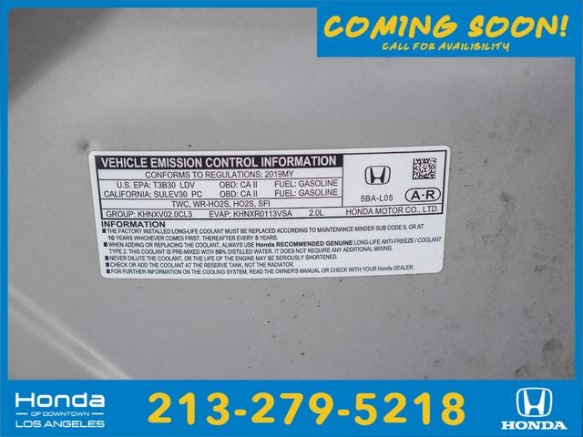 2019 Honda Civic LX