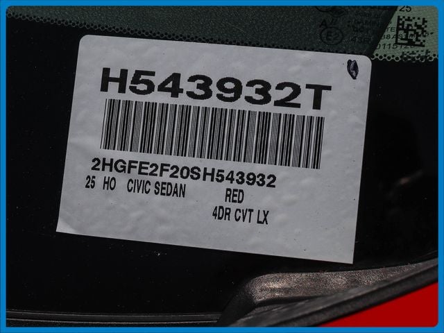 2025 Honda Civic LX