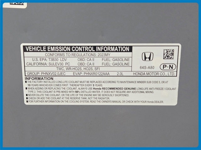 2023 Honda Civic Sport