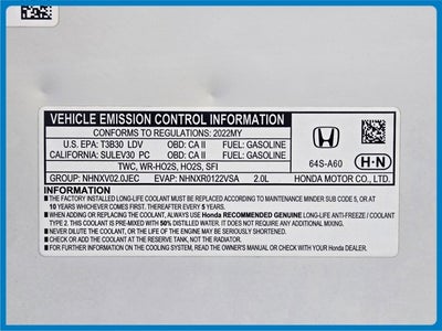 2022 Honda Civic Sport