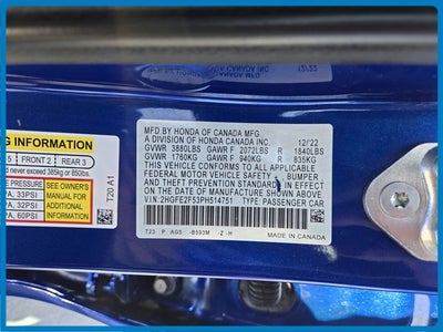 2023 Honda Civic Sport