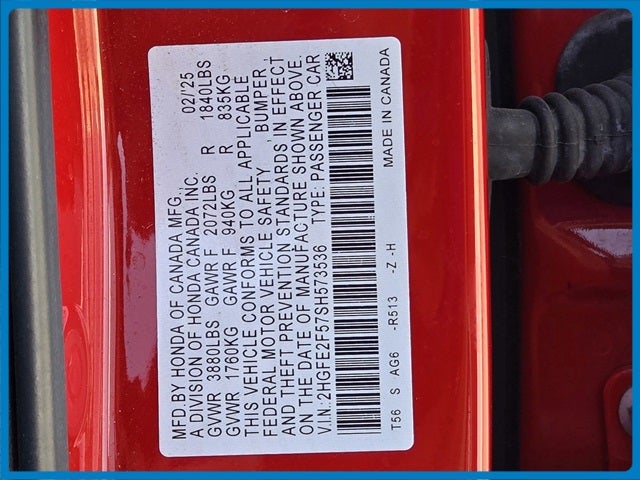 2025 Honda Civic Sport