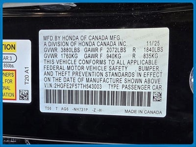 2026 Honda Civic Sport