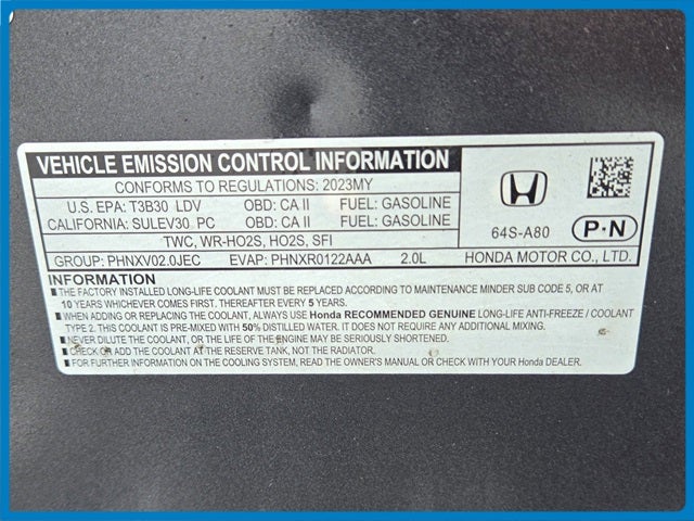 2023 Honda Civic Sport