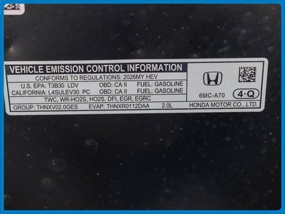 2026 Honda Civic Hybrid Sport Touring