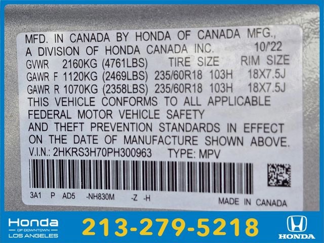 2023 Honda CR-V EX-L