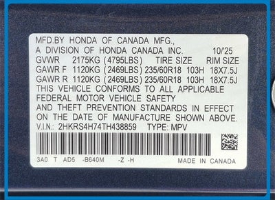 2026 Honda CR-V EX-L