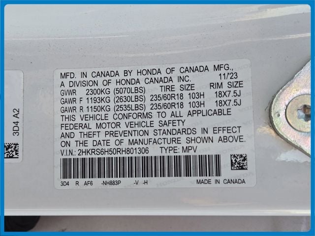 2024 Honda CR-V Hybrid Sport